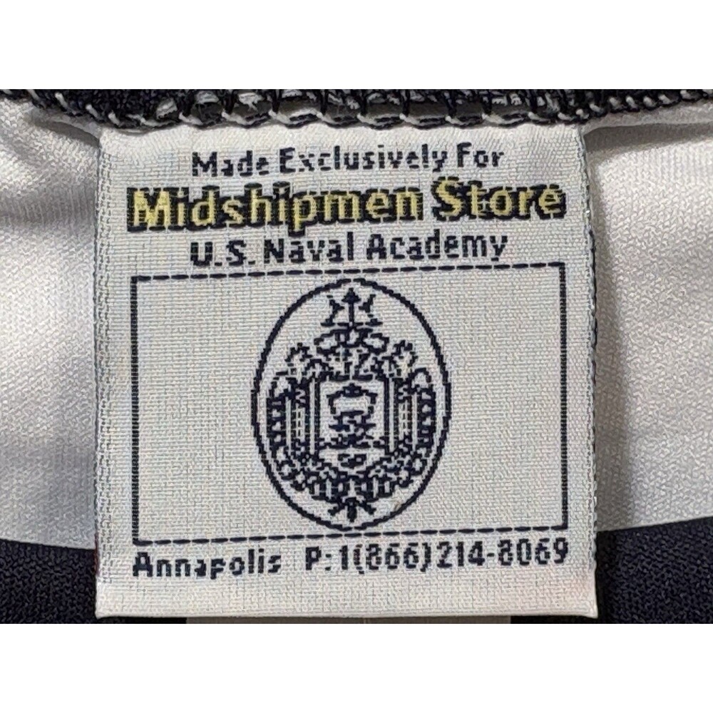 US Naval Academy Midshipmen Store Microfiber Blue Rim TSHIRT The Game XS NWT